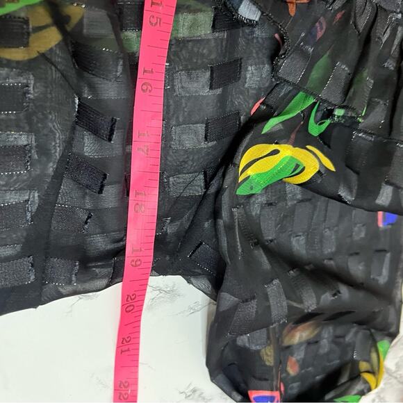 Bonheur d’amour ruffle detail floral mini dress Sz S - Picture 4 of 7